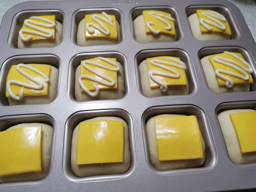 黑椒芝士咸口小吐司🍞/12连模（超方便可冷冻面团）