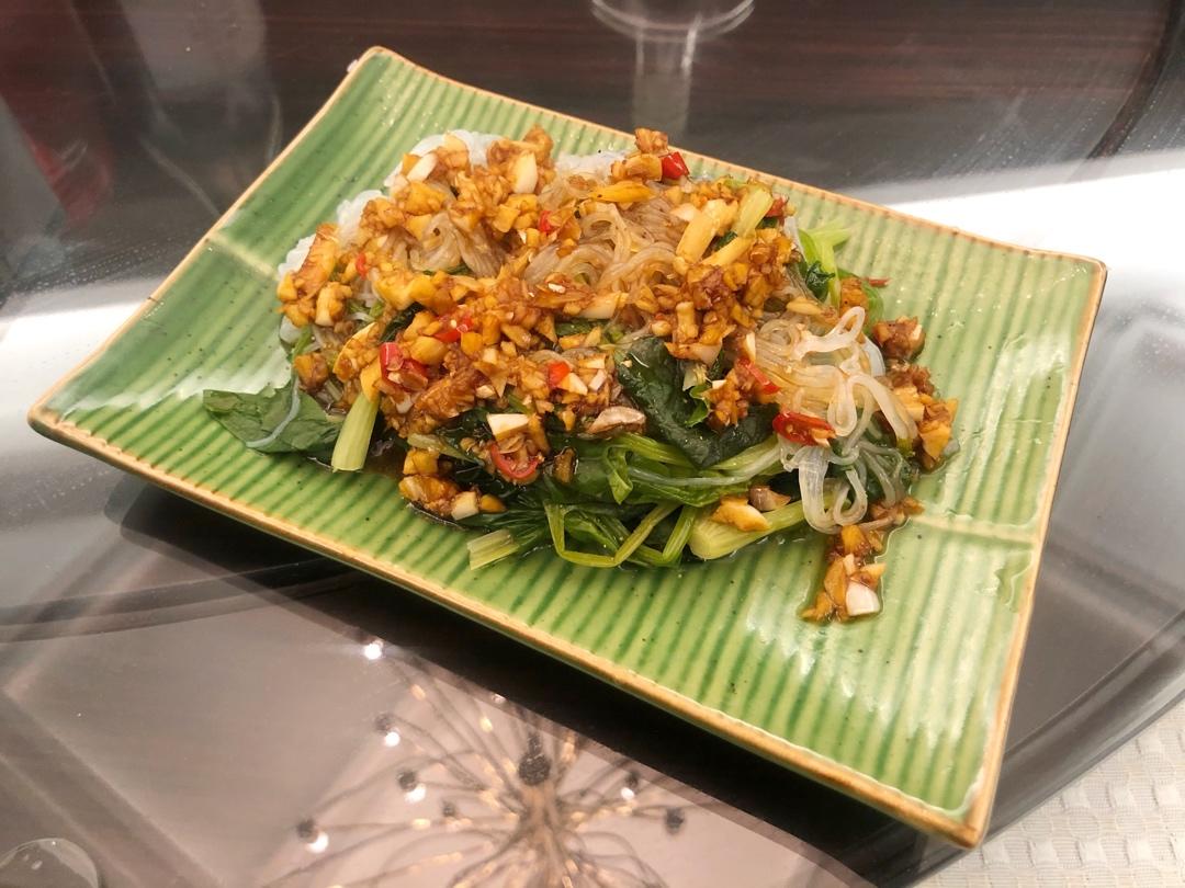 菠菜拌粉丝