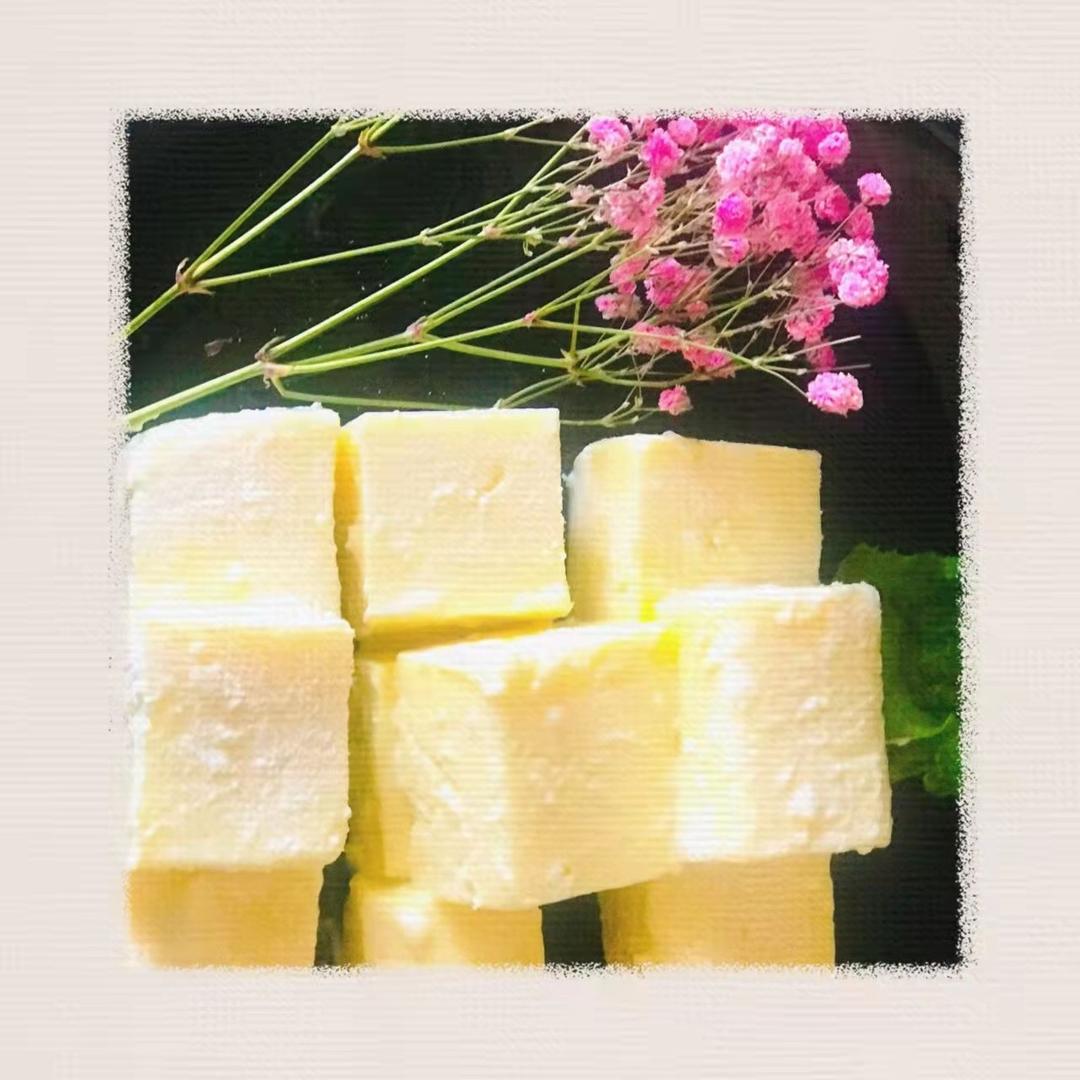 奶方（小平锅搞定）可以嚼着吃的牛奶