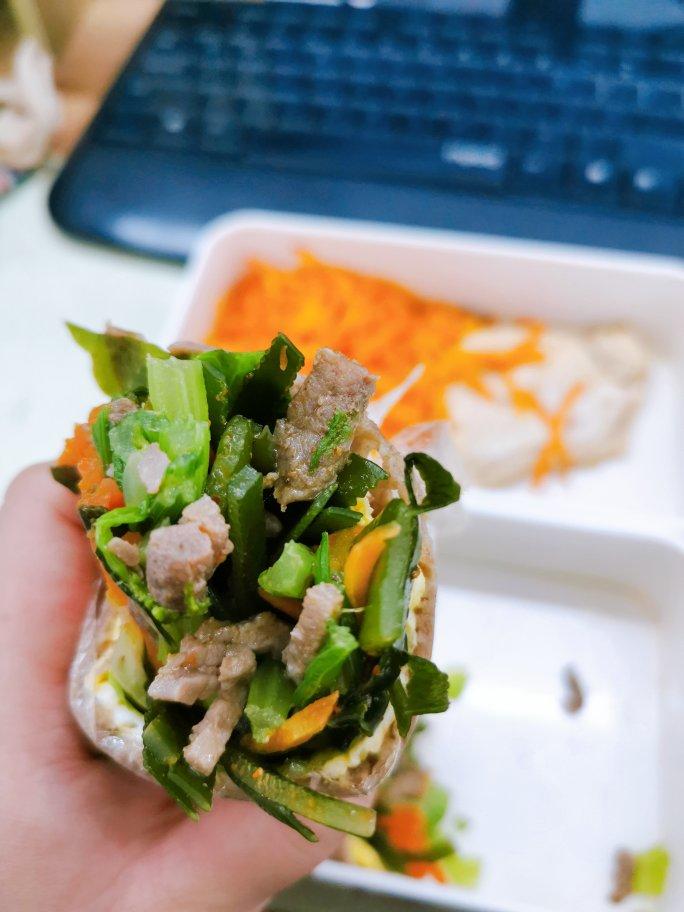 黑麦蔬菜牛肉卷（低卡）