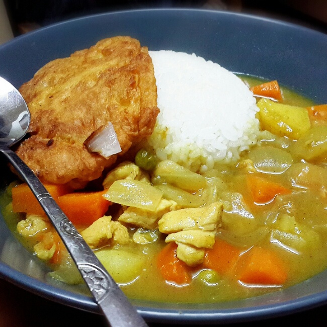 日式咖喱鸡肉饭