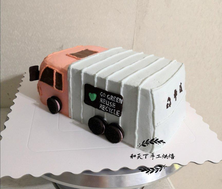 山姆消防车蛋糕
