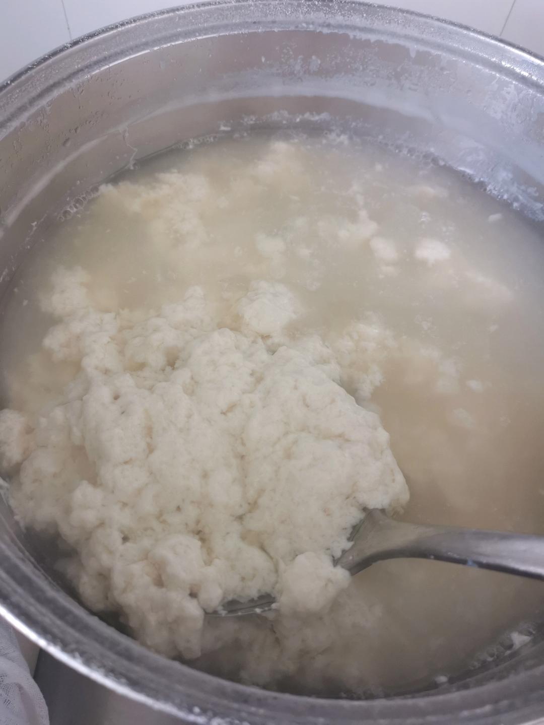 自制豆腐（白醋点豆腐）