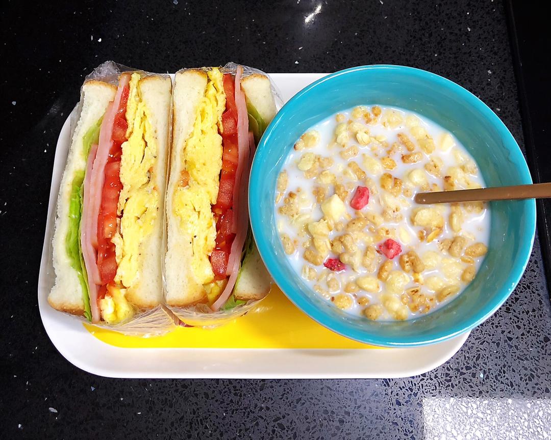 超简单💗三明治🥪