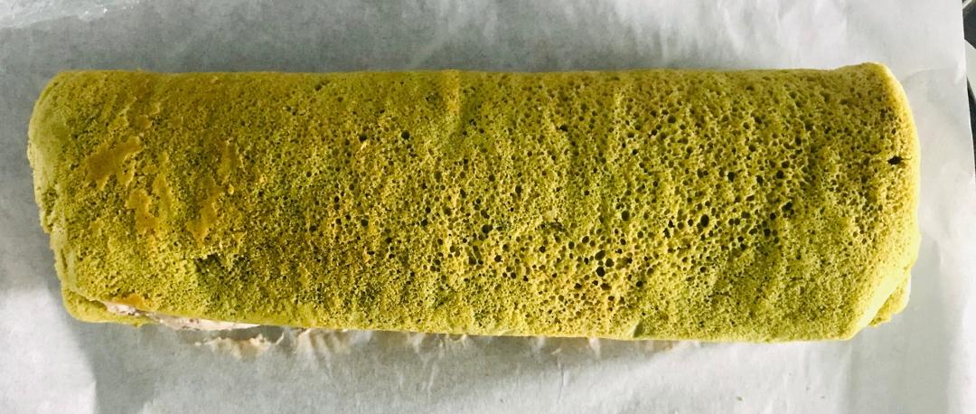 抹茶蜜豆蛋糕卷