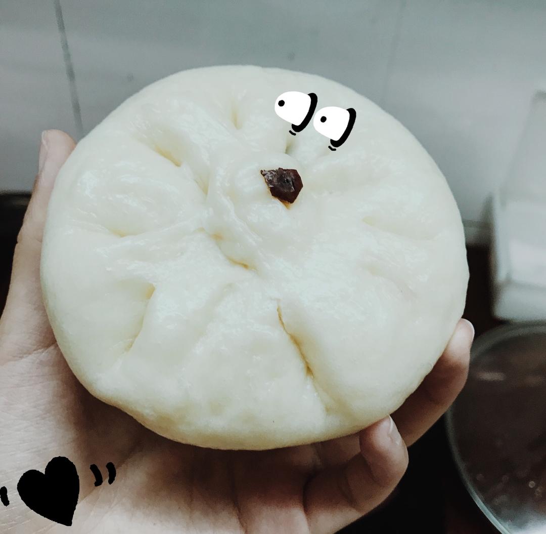 面包机版超松软牛奶馒头