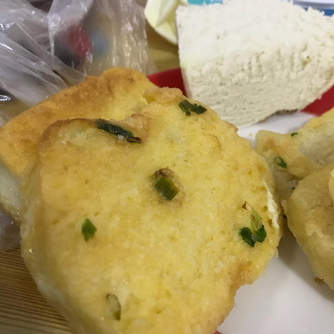 鸡蛋煎馒头片