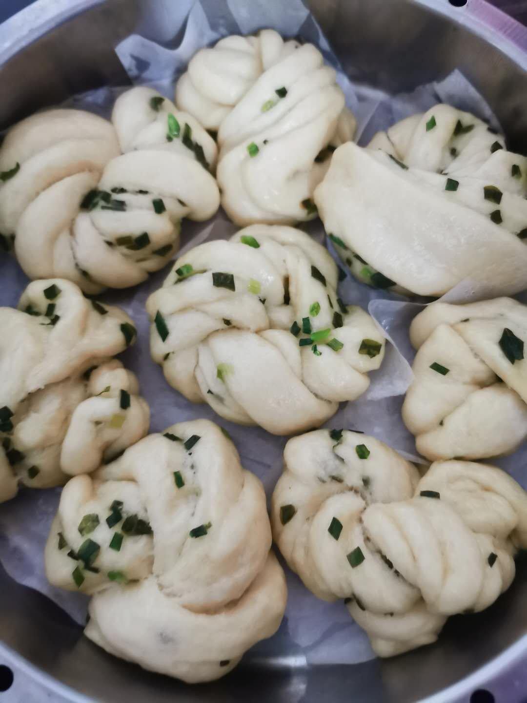 香葱银丝花卷【附扭花卷视频】