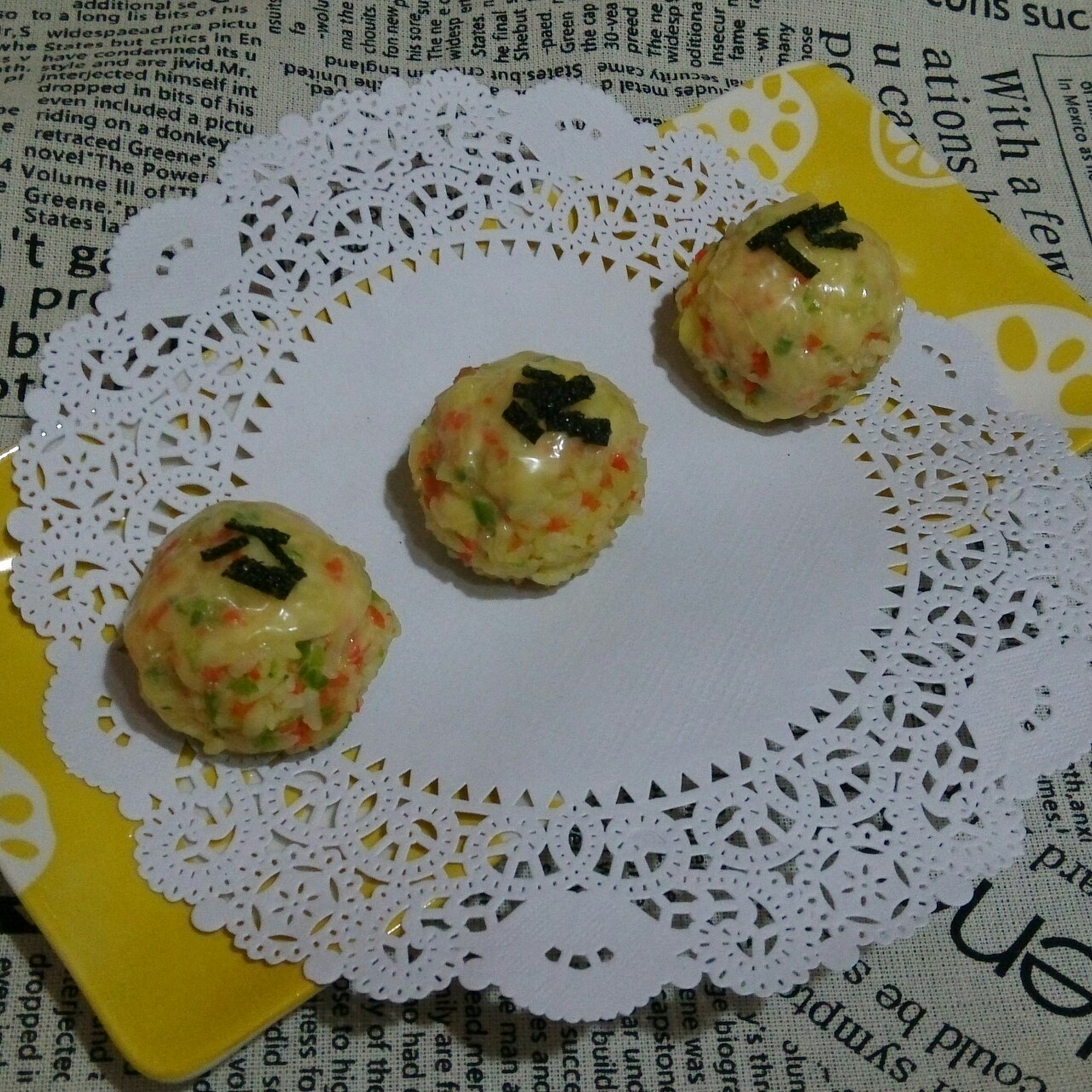 【奶酪烤饭团】