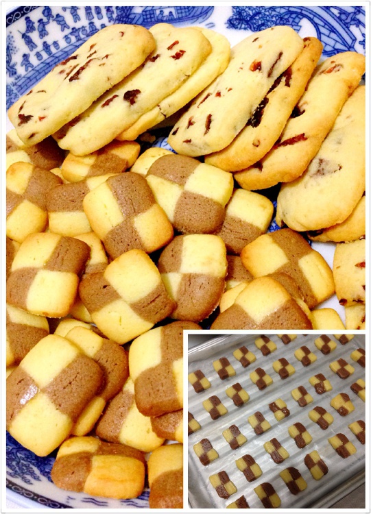 双色小棋格饼干