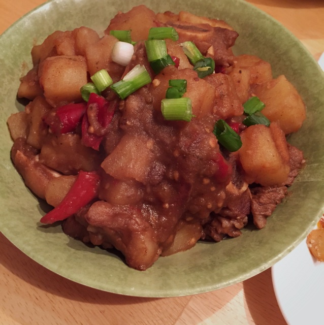 土豆炖牛肉