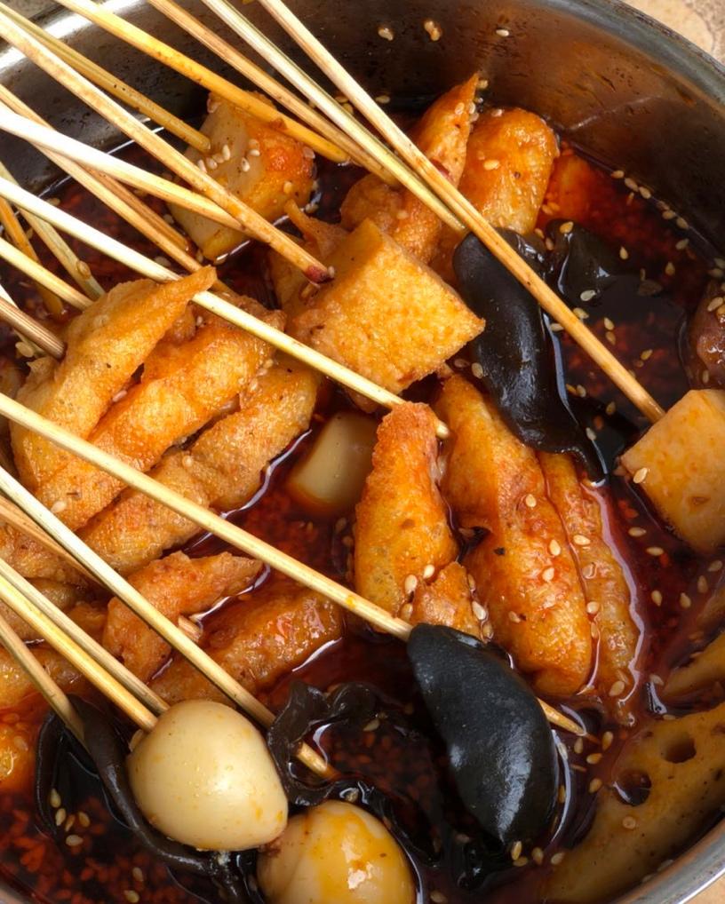 不吃路边摊，不放添加剂，自己在家就能做超好吃的串串香（红油钵钵鸡）