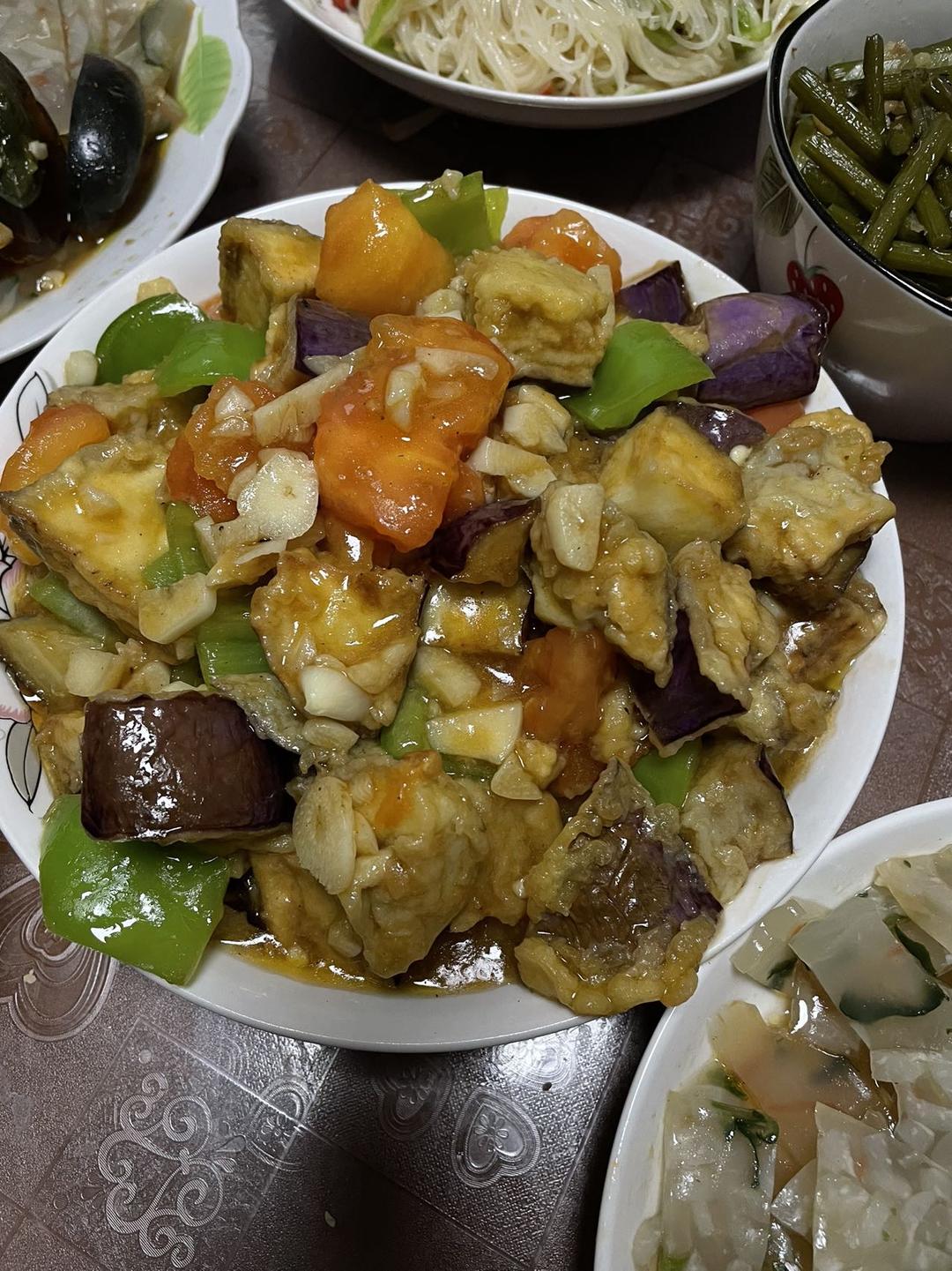 比饭馆好吃的烧茄子