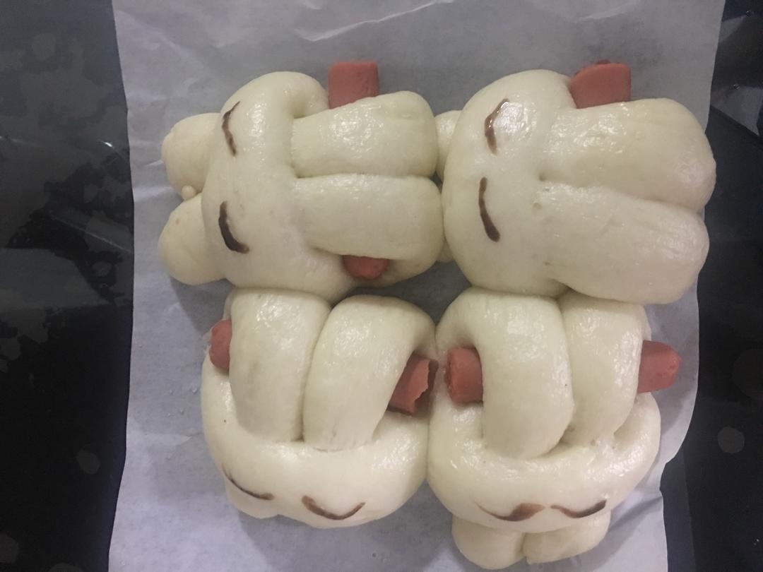 小象蜜豆包-小兔子热狗包