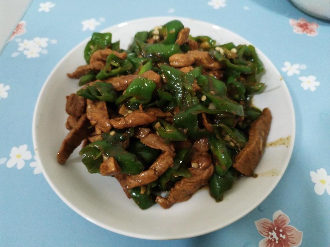 青椒🫑炒肉丝