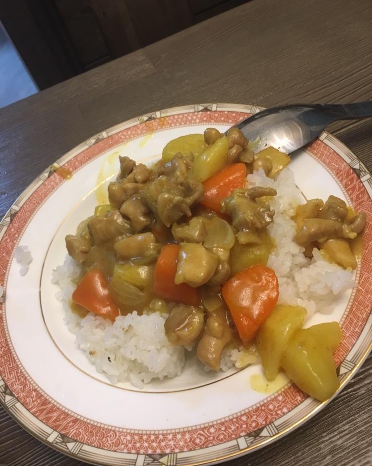 咖喱鸡肉饭