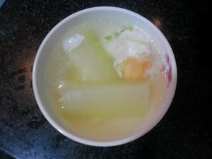 长寿瓜咸蛋汤的做法 步骤7