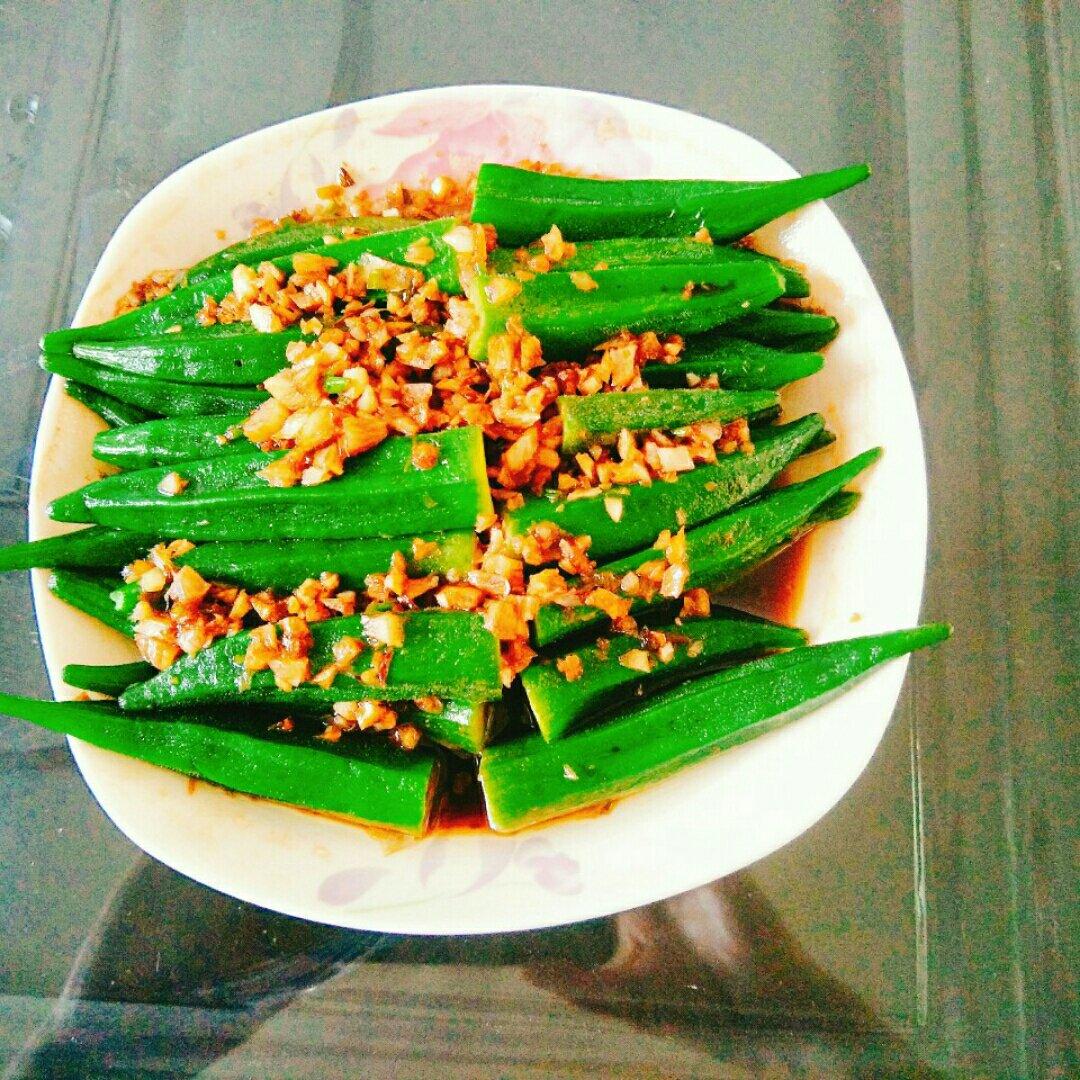 蒜蓉秋葵