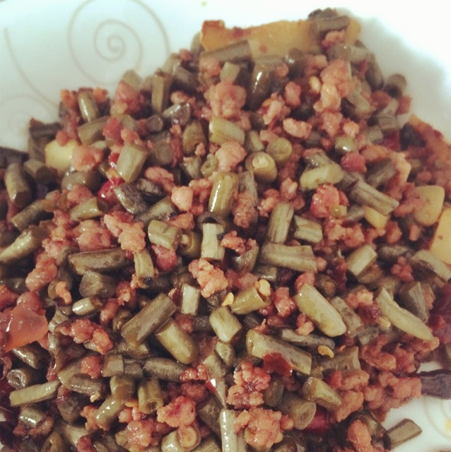 肉末酸豆角