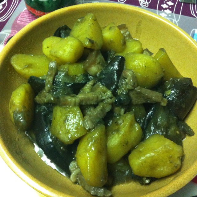 茄子炖土豆