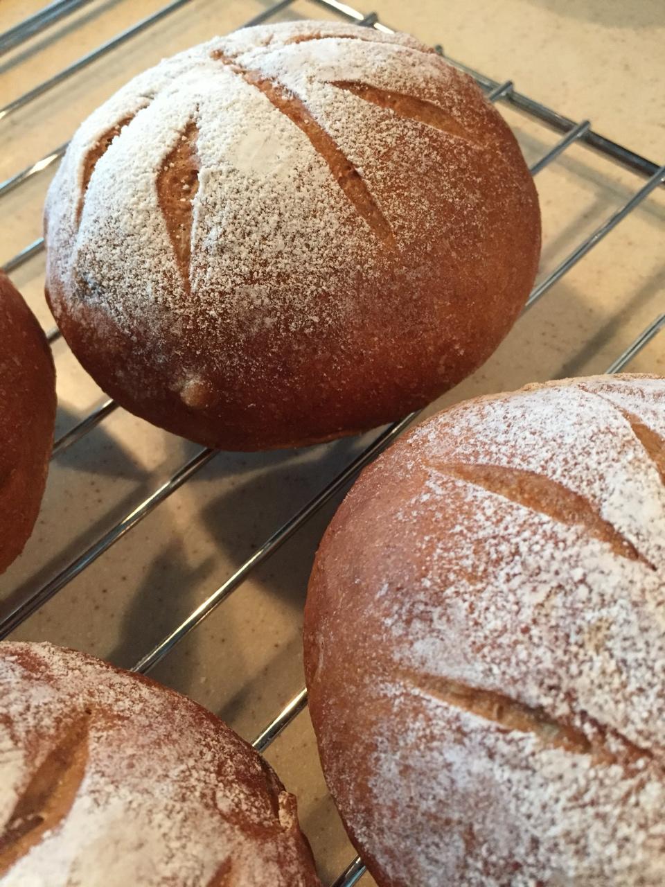 蔓越莓全麦黑糖面包