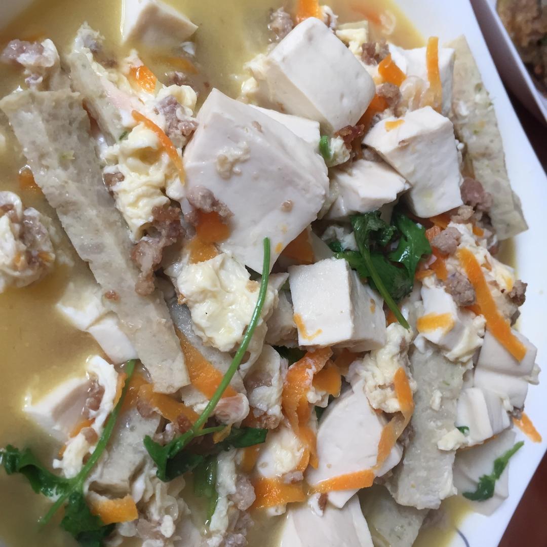 家庭简约版豆腐羹