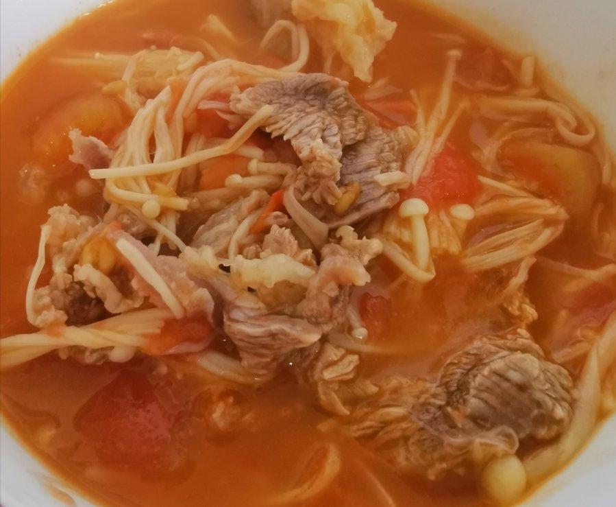 拌饭一级棒的番茄牛肉片