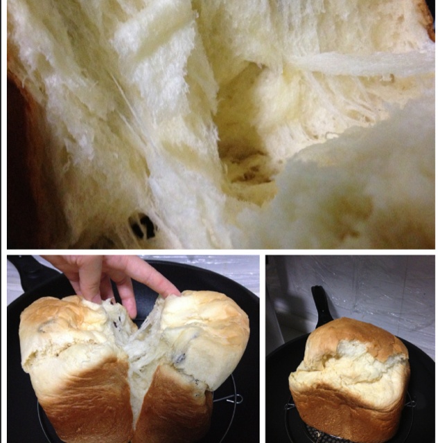 超级好吃的原味面包（面包机版）