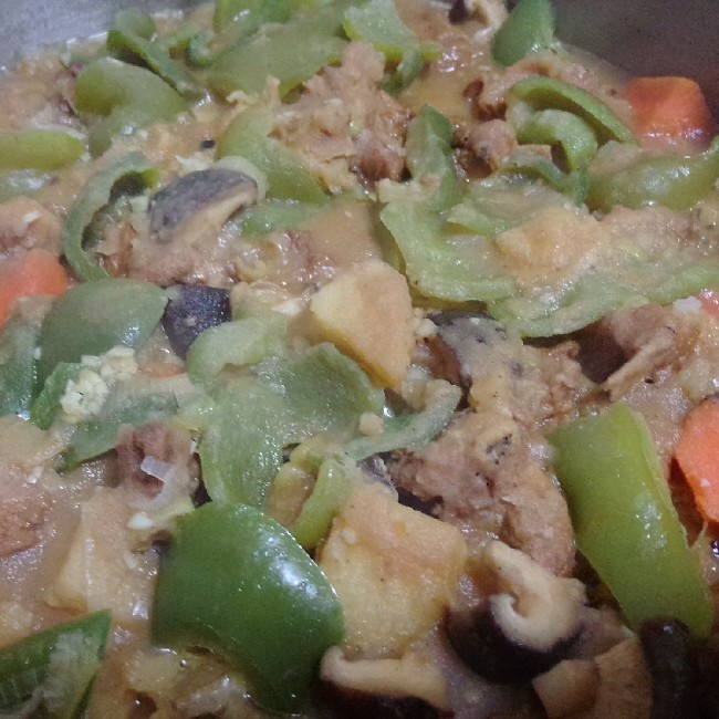 土豆炖排骨
