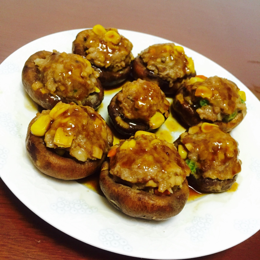 美丽的冬菇凉：冬菇酿