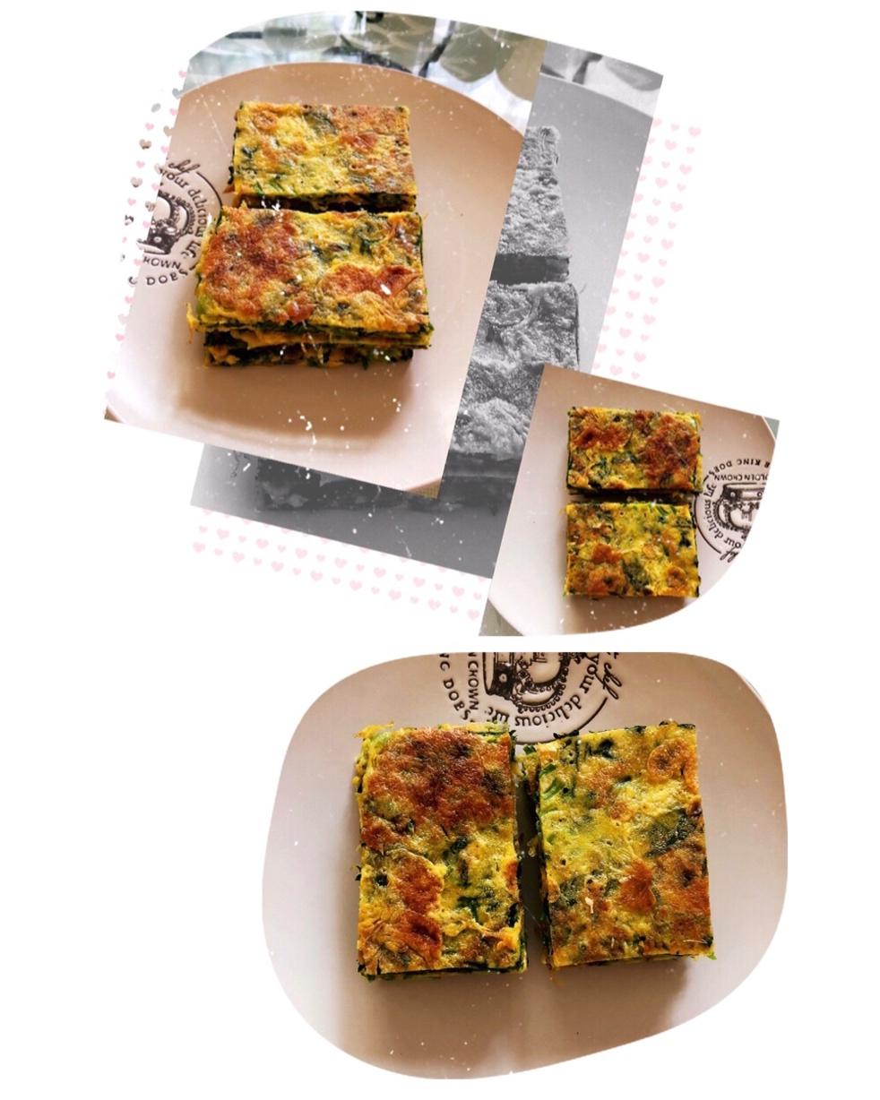 菠菜鸡蛋饼