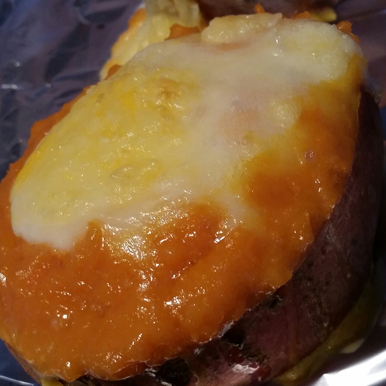 芝士奶油焗红薯