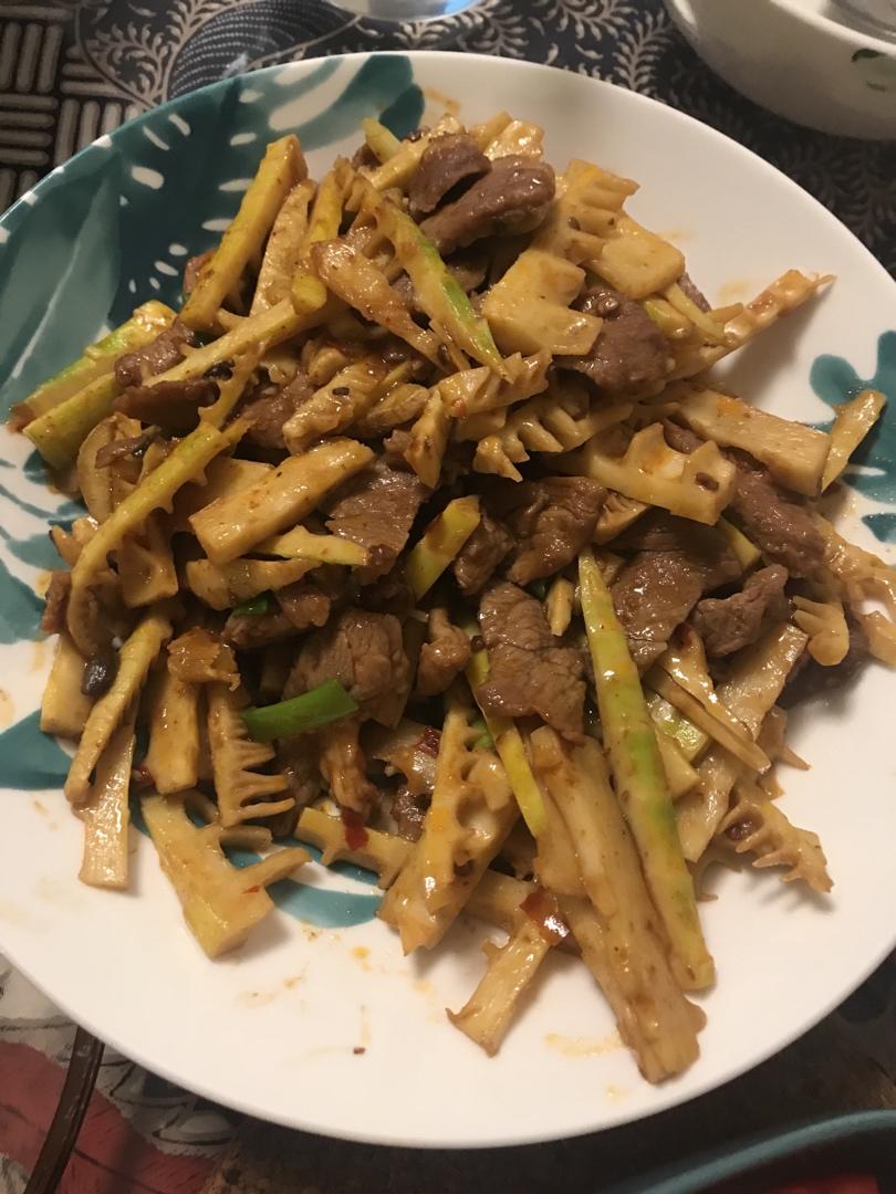 雷竹笋炒肉