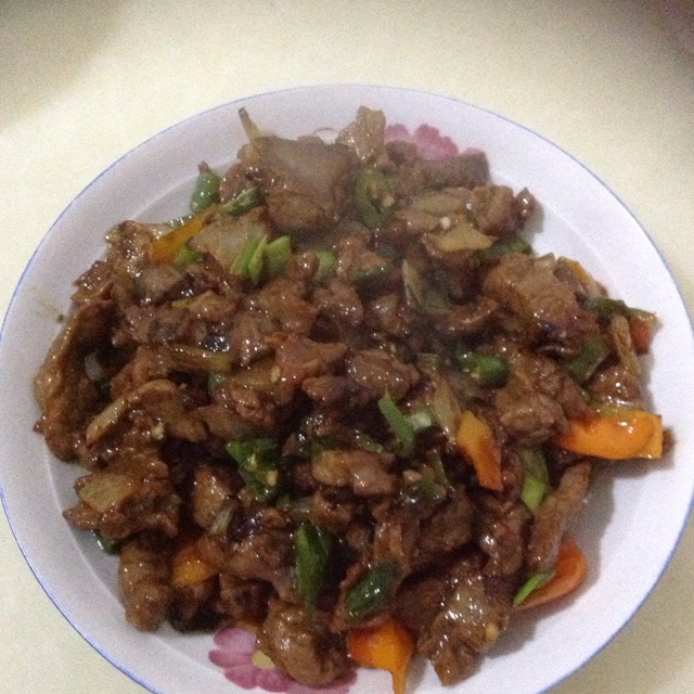 孜然牛肉粒