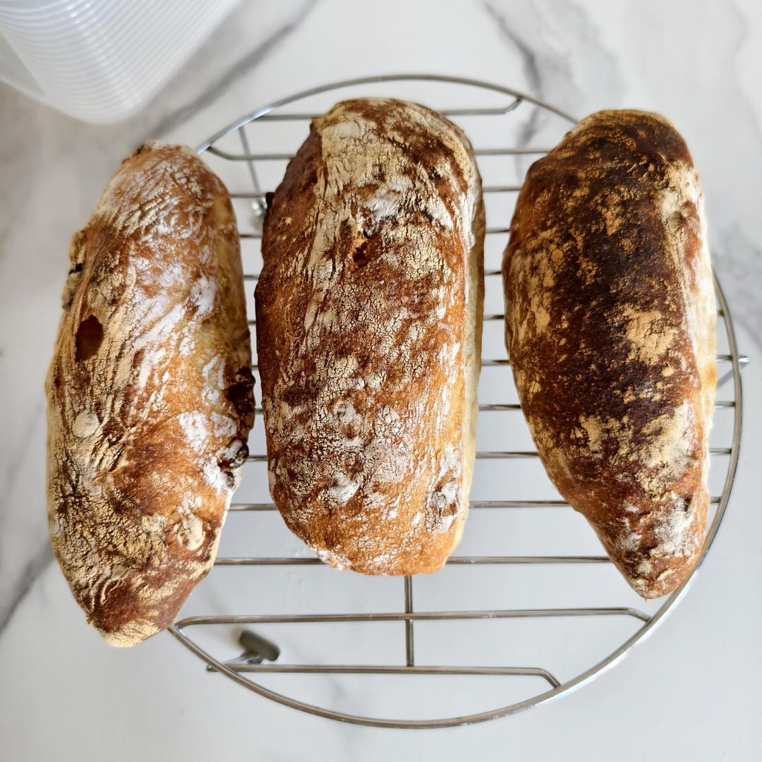 不用揉面的面包~意大利恰巴塔