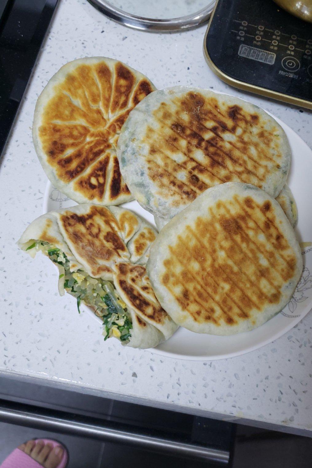 堂妈小厨——韭菜馅饼