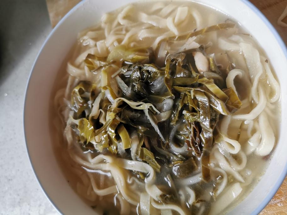 甘肃天水美食浆水面（俗称酸饭）