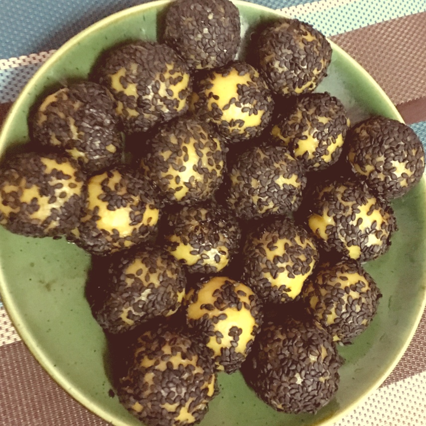 紫薯红薯糯米糍
