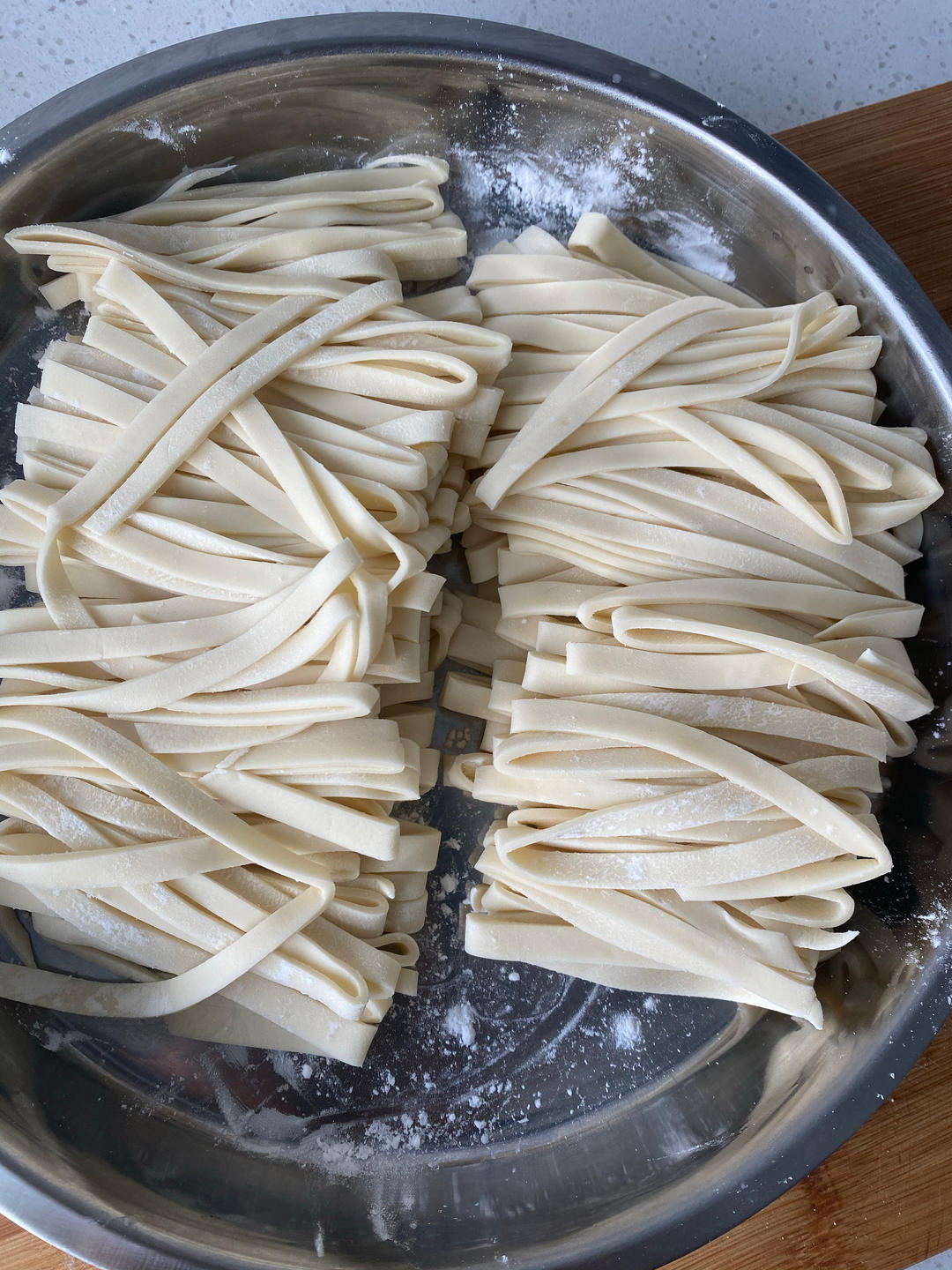 快手纯手工擀面条