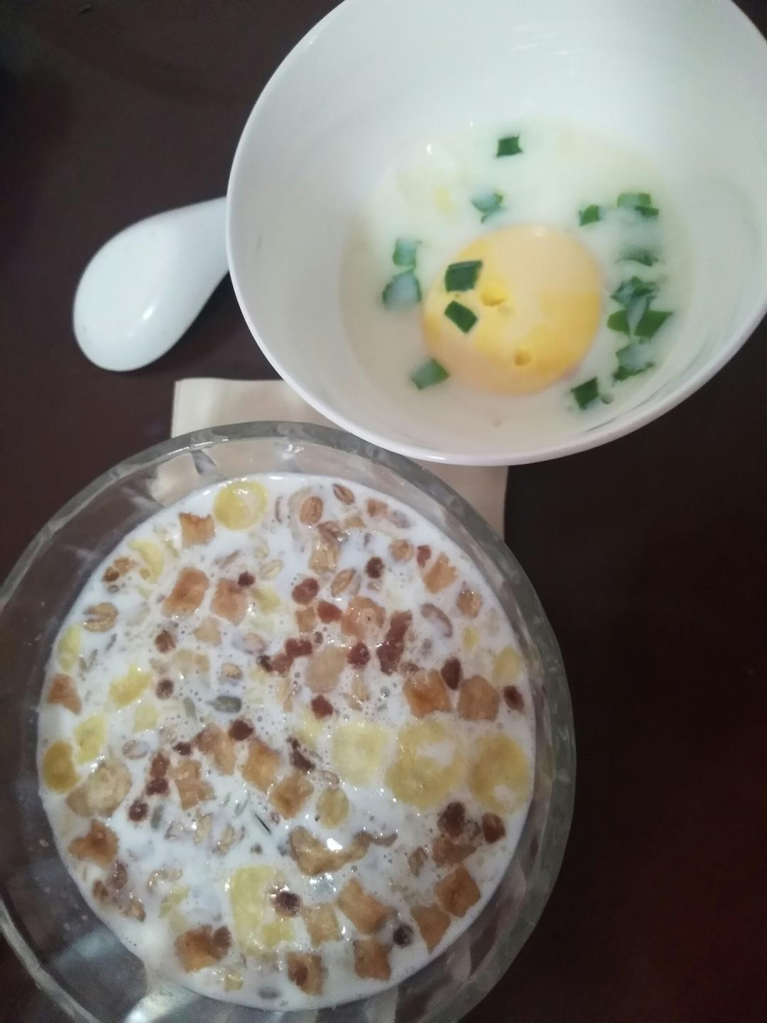 鸡蛋牛奶燕麦