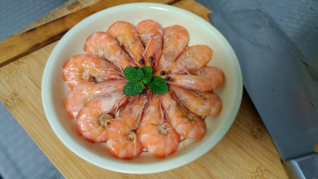 最简单的白灼虾（水煮）盐水基尾虾
