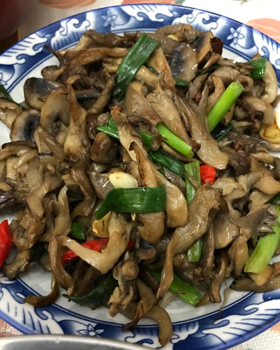 辣炒平菇