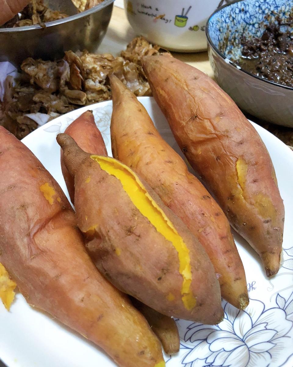 蒸馒头 红薯 芋头 南瓜