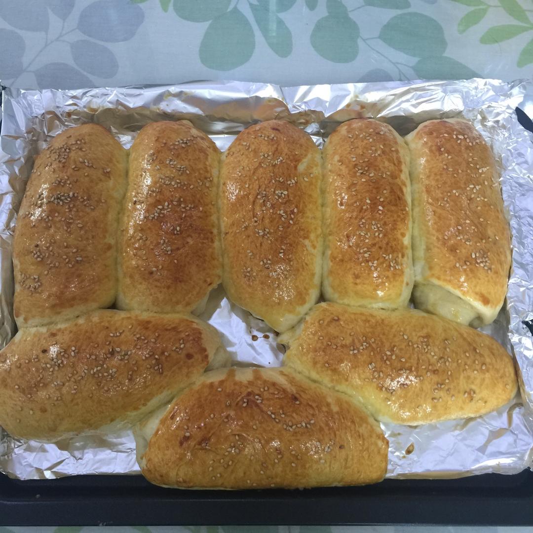 肉松沙拉酱面包（65度汤种）