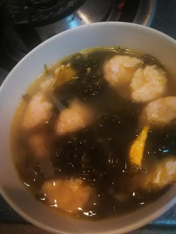 紫菜虾滑汤