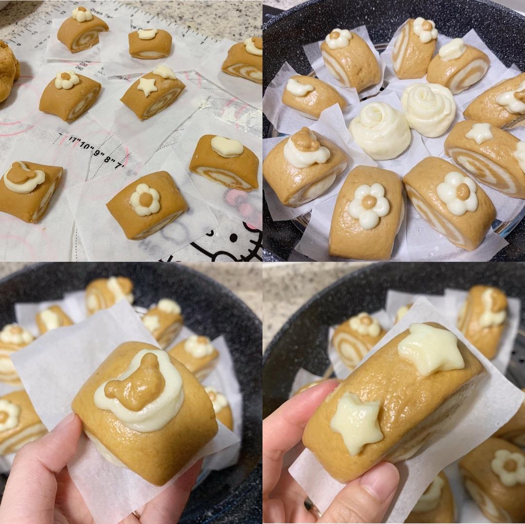 奶香红糖馒头