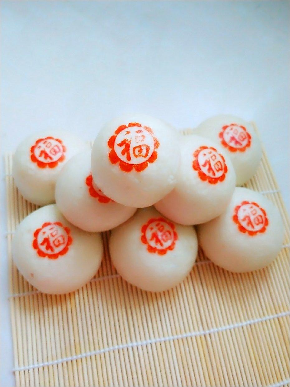 琳琀麻麻做的福字馒头
