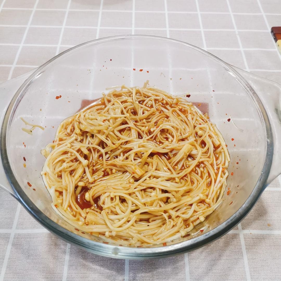 微波炉金针菇