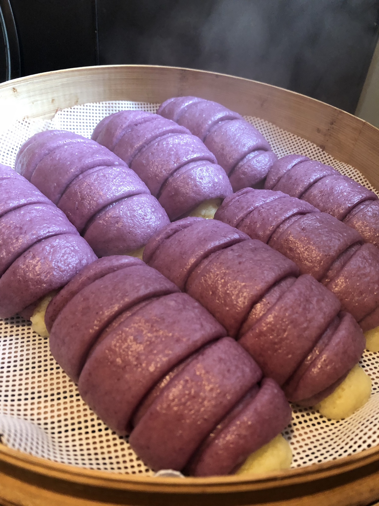 紫薯芝士饅頭包包的做法