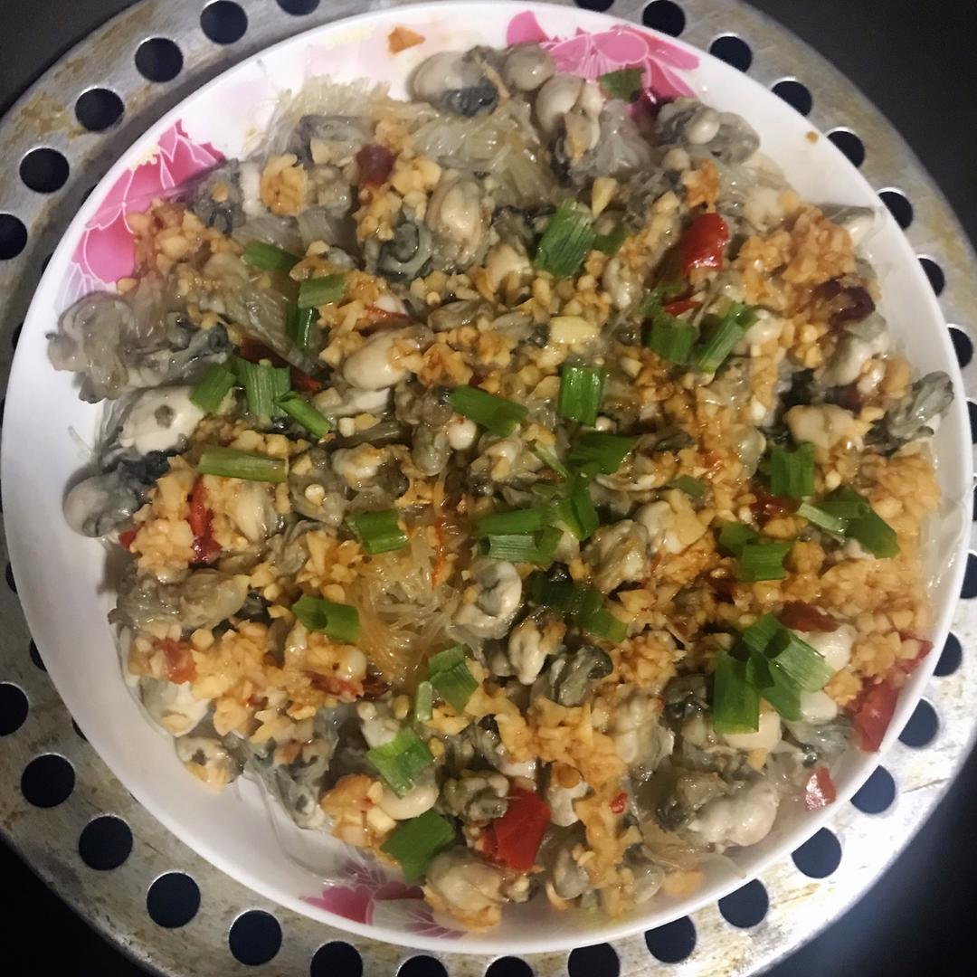 蒜蓉粉丝蒸蚝仔牡蛎肉